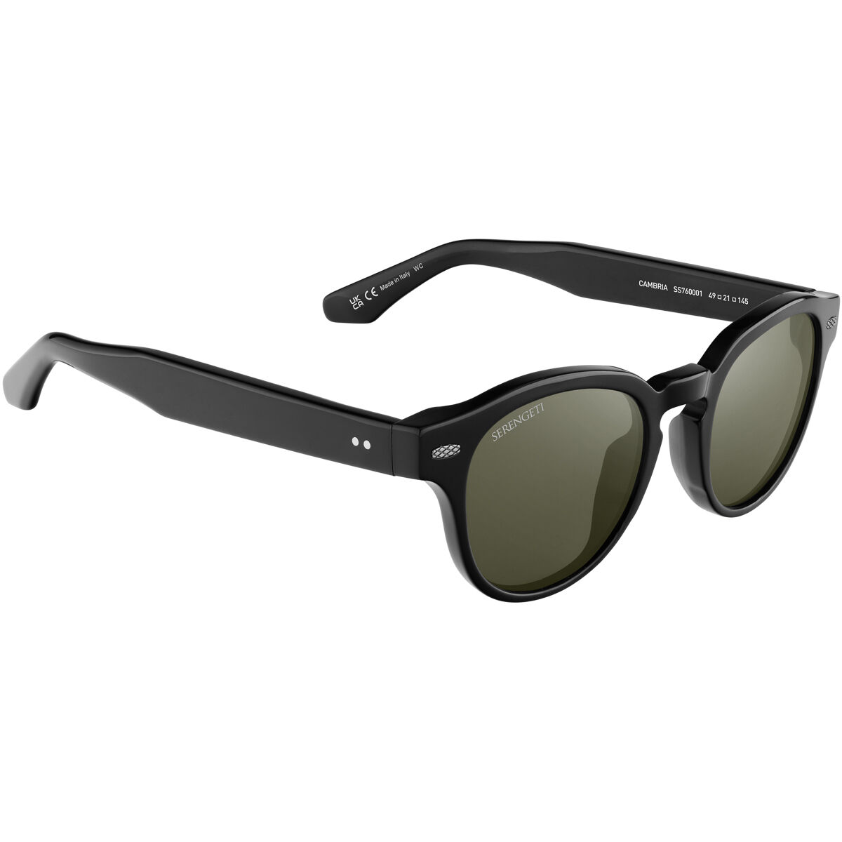 CAMBRIA, Shiny Black-Mineral Polarized 555nm Silver Cat 3 to 3, hi-res image number null